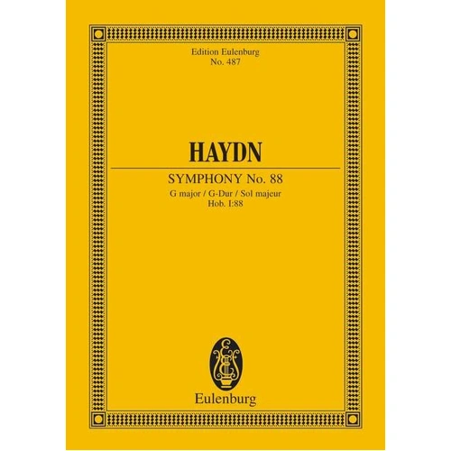 Symphony No 88 Hob 1 No 88 G Eul 487 Miniature Study Score by Haydn
