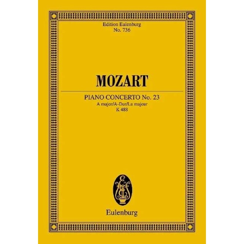 Mozart - Piano Concerto No. 23 in A Major K 488 Study Score