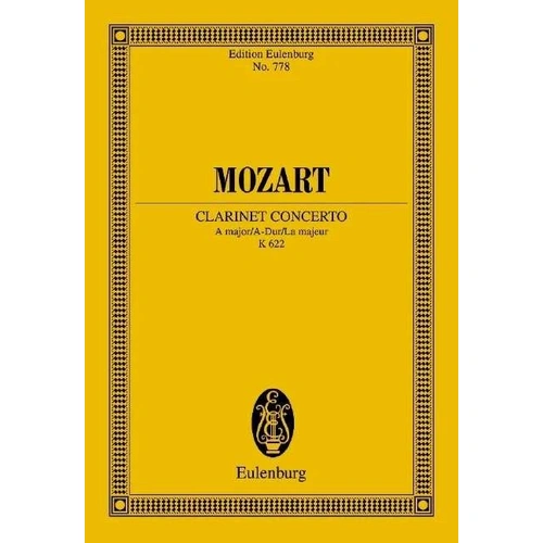 Clarinet Concerto K 622 A - Woodwind Sheet Music