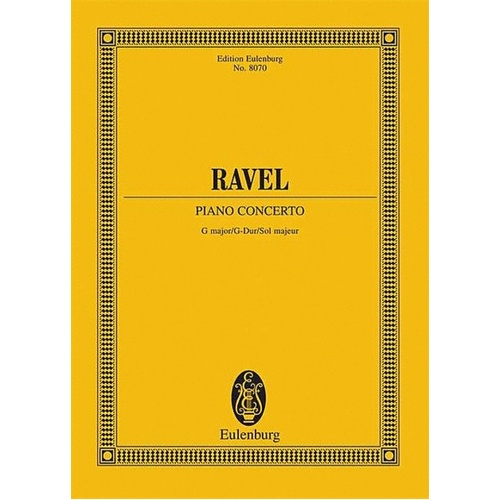 Piano Concerto G Book
