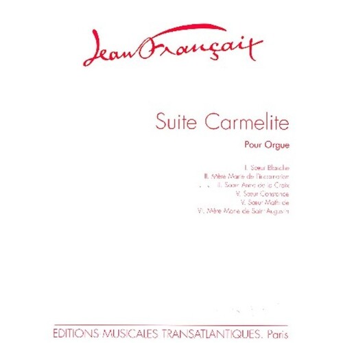 Suite Carmelite Pieces 6 Book