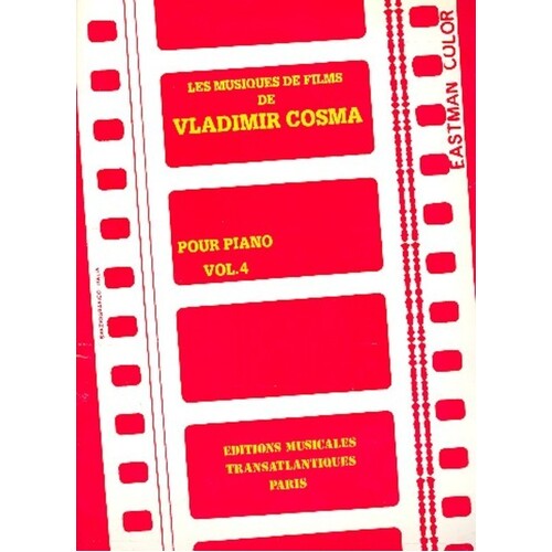 Film Music Book 4 Les Musique De Film De V Cosma