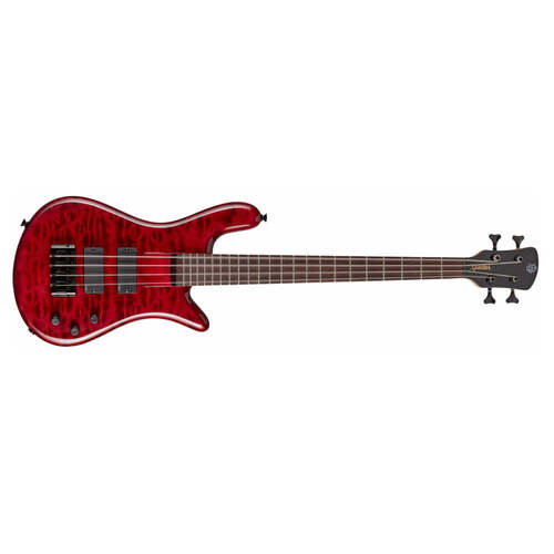 Spector Bantam 4 Bass Guitar Short-Scale Black Cherry w/ EMGs - BANTAM4BC