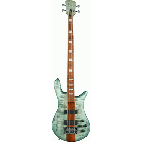 Spector Euro 4 Roasted Turquoise Tide Aguilar Pups Electric Bass Guitar