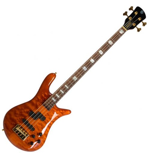 Spector Euro 4 LX 4 String Electric Bass Amber Gloss