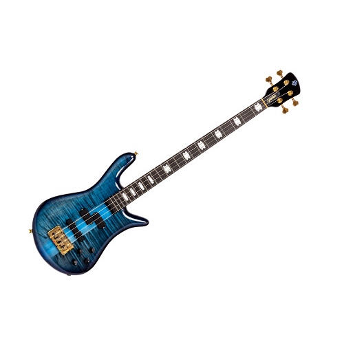 Spector Euro 4 LT w' Dark Glass Preamp Electric Bass Blue Fade