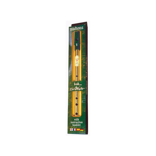 Tin Whistle Waltons Key Of D Deluxe Brass