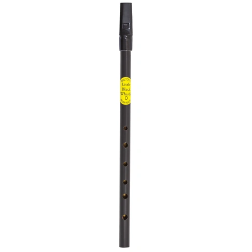 Waltons Little Black Tin Whistle in D - Black Plated Aluminum