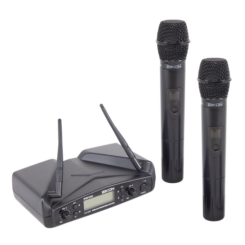 Eikon WM700DMA Handheld Dual Wireless Microphone System 516-562MHz