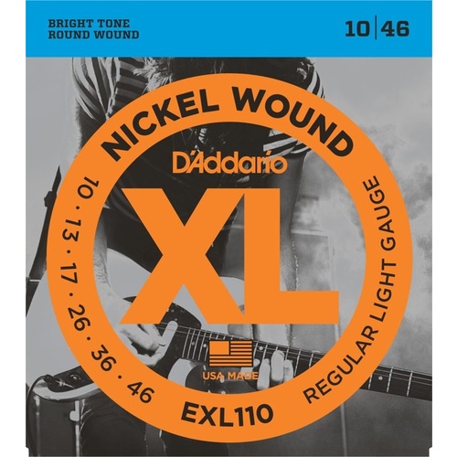 D'addario EXL-110 10-46 Nickel Guitar Strings