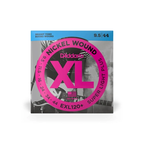 D'Addario Electric Guitar String Set XL Nickel Wound 09.5/44 S/LGT Plus