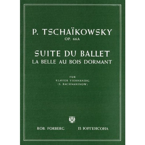 La Belle Au Bois Dormant Op 66A Four Hands (Softcover Book)
