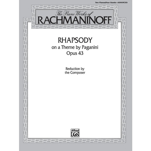 Rhapsody On A Theme Of Paganini 2P4H