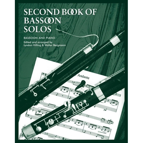 Second Book of Bassoon Solos by Lindon Hilling and Walter Bergmann - 52 Pages, Faber Music, Woodwind Category