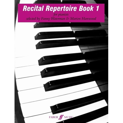Recital Repertoire Book 1 for Piano by Faber Music, 64 pages