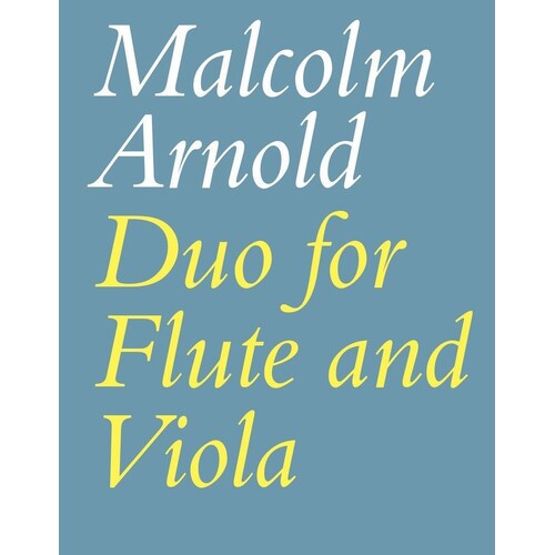 Arnold - Duo For Flute And Viola (Softcover Book)
