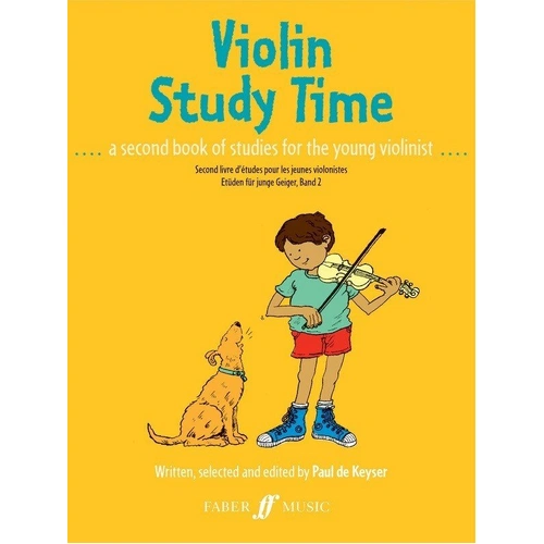 Violin Study Time for Solo Violin by Paul De Keyser, Faber Music, 20 Pages