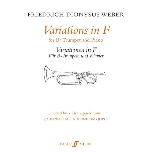 Weber - Variations In F Trumpet/Piano (Softcover Book)