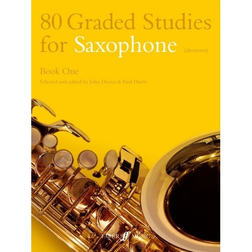 80 Graded Studies for Saxophone Book 1 by John Davies and Paul Harris