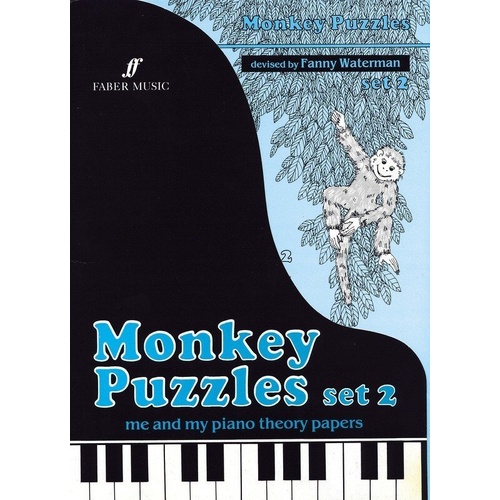 Monkey Puzzles Set 2 Theory Papers for Piano - 12 Individual Worksheets