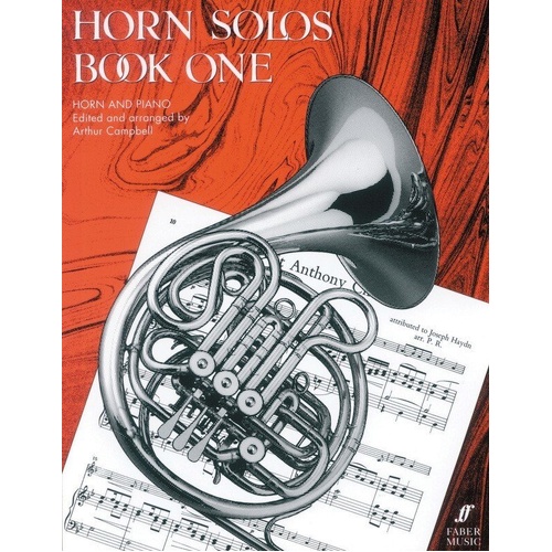 Horn Solos Book 1 for Horn and Piano, 48 Pages, Includes 19 Pieces for Beginners to Intermediate Level