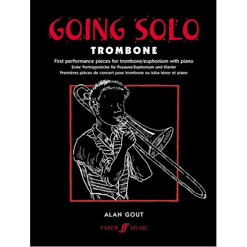 Going Solo Trombone/Piano (Softcover Book)