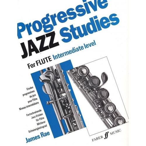 Progressive Jazz Studies for Flute Intermediate by James Rae
