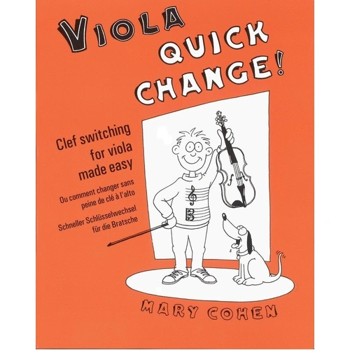 Quick Change Solo Viola by Mary Cohen - 32 Pages, Faber Music