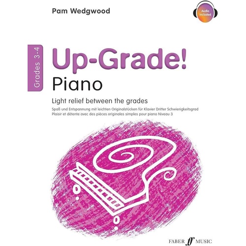 Up-Grade! Piano Grades 3-4 by Pam Wedgwood, Faber Music, 24 Pages