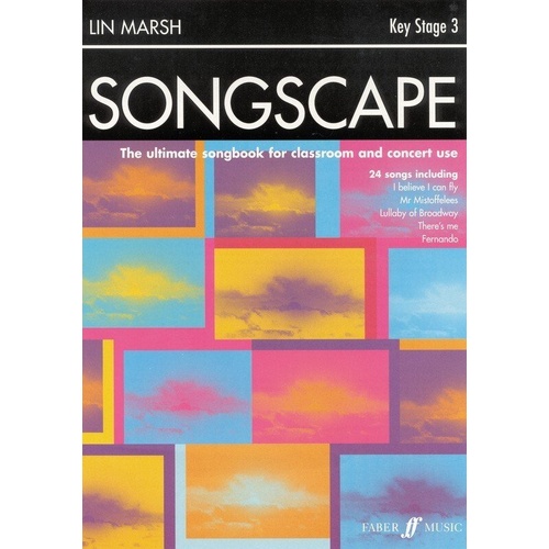 Songscape Teacher's Book by Lin Marsh - 88 Pages, Faber Music, Key Stage 3 Singing Resource, 24 Songs of Various Styles