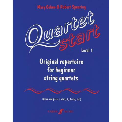 Quartetstart Level 1 Sc/Pts Score/Parts (Viola|Cello|2 Violins)