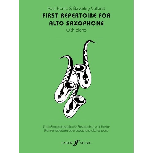 First Repertoire Alto Sax/Piano (Softcover Book)
