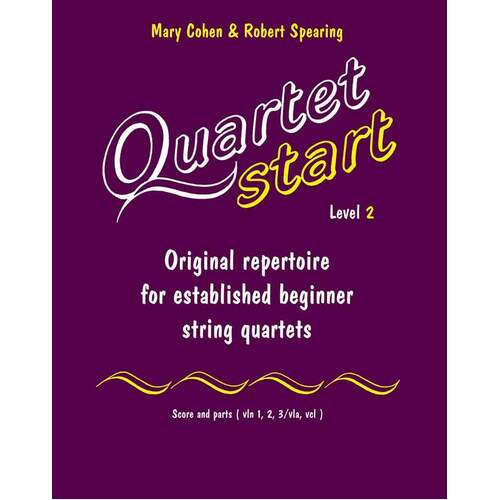 Quartetstart Level 2 Sc/Pts Score/Parts (Viola|Cello|2 Violins)