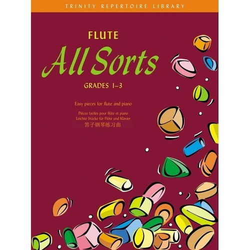 Flute All Sorts Grades 1-3 by Paul Harris & Sally Adams, Faber Music, 48 Pages, Woodwind, Flute