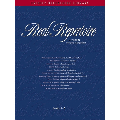 Real Repertoire Violin by Mary Cohen, Faber Music, 56 Pages