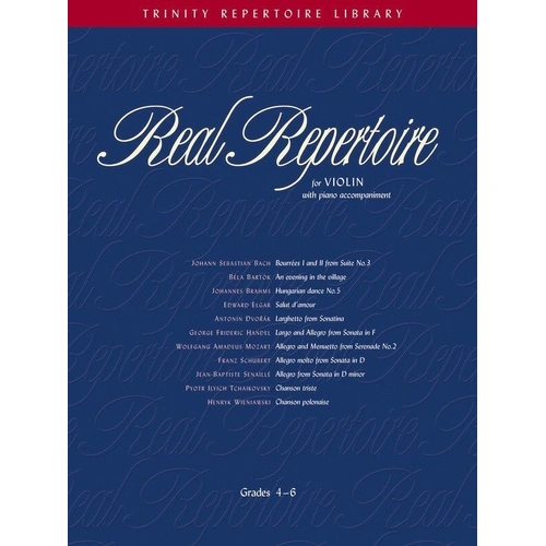 Real Repertoire Violin by Mary Cohen, Faber Music, 56 Pages