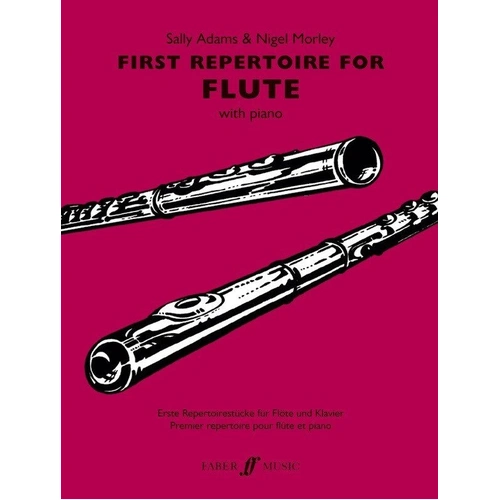 First Repertoire for Flute by Paul Harris and Beverley Calland, 48 pages, suitable for Grade 1-4 flautists, published by Faber Music.