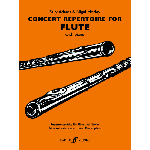 Concert Repertoire Flute/Piano (Softcover Book)