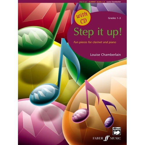 Step It Up! Clarinet and Piano with CD by Louise Chamberlain