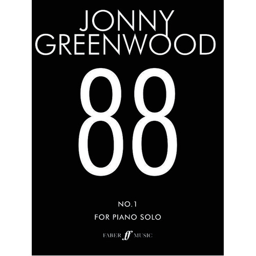 Jonny Greenwood - 88 No 1 For Piano Solo (Softcover Book)