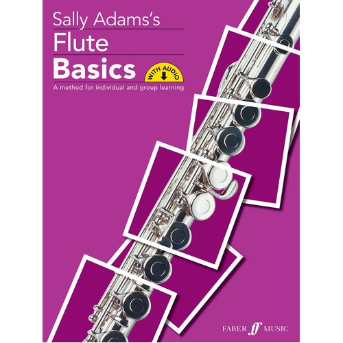 Flute Basics Pupils Book with CD by Sally Adams