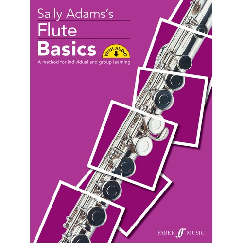 Flute Basics Pupils Book with CD by Sally Adams