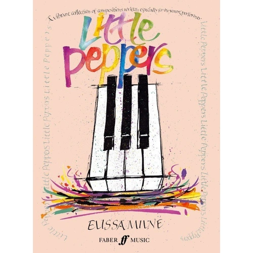 Little Peppers Piano by Elissa Milne, Faber Music, 24 pages, Grade 3 standard, jazz pieces for young pianists.