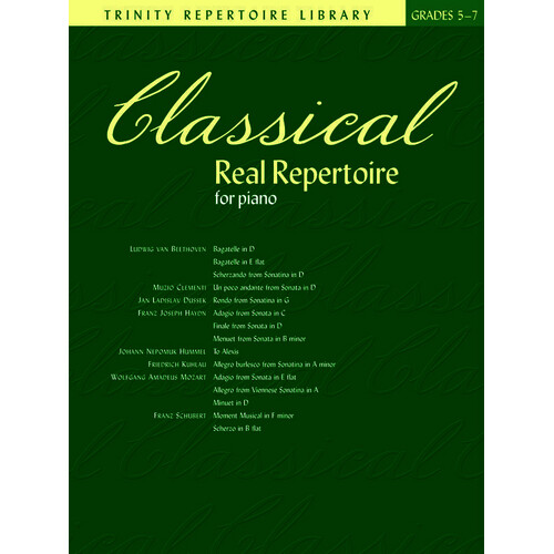 Classical Real Repertoire For Piano (Softcover Book)