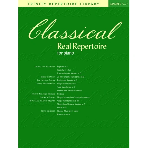 Classical Real Repertoire for Piano by Faber Music - 48 Pages