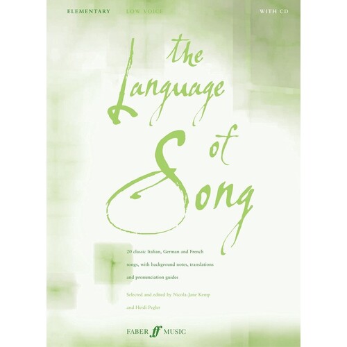 Language Of Song Elementary Low Vc (Softcover Book/CD)