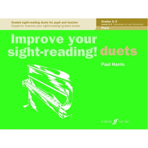 Improve Your Sight Reading! Duets 2-3 by Paul Harris - Piano Duet, 32 Pages, Faber Music