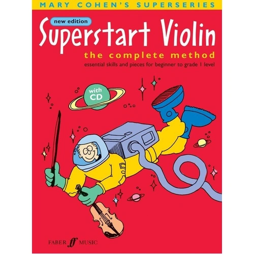 Superstart Violin by Mary Cohen - Beginner Violin Method with CD, 48 Pages, Faber Music