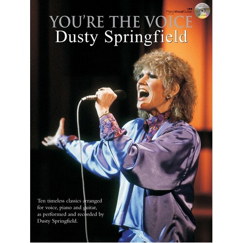 You'Re The Voice Dusty Springfield PVG (Softcover Book/CD)