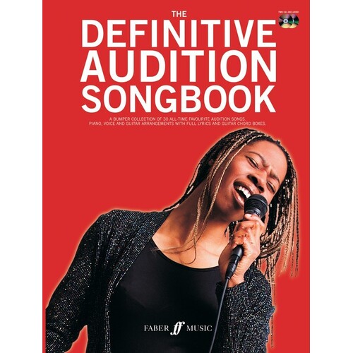 Definitive Audition Songbook PVG/2CDs (Softcover Book/CD)